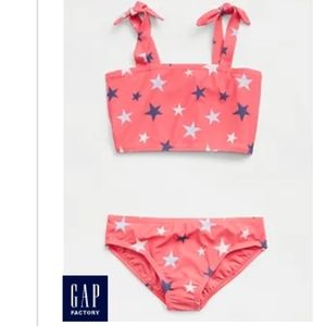 👀50% OFF - NWT‼️GAP brand Girl's 2-piece Suit in ADORABLE Stars Print